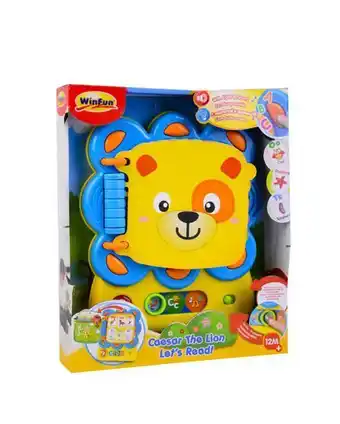 Alkosto Juguete león parlante interactivo didáctico winfun oferta