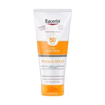 Dermatológica Euc solar fps 50+ toque seco sun gel-crema corporal x 200 ml oferta