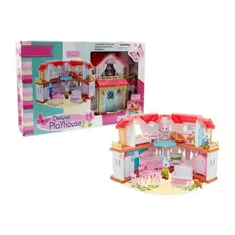 Alkosto Set casa de juguete conejos y accesorios deluxe play house oferta