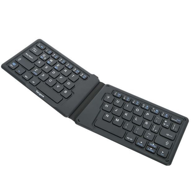 Ishop Teclado targus plegable ergonómico bluetooth antimicrobial - español - negro oferta