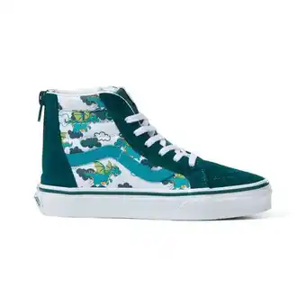 Vans Tenis bota clásicos cremallera multicolor sk8-hi niños vans oferta