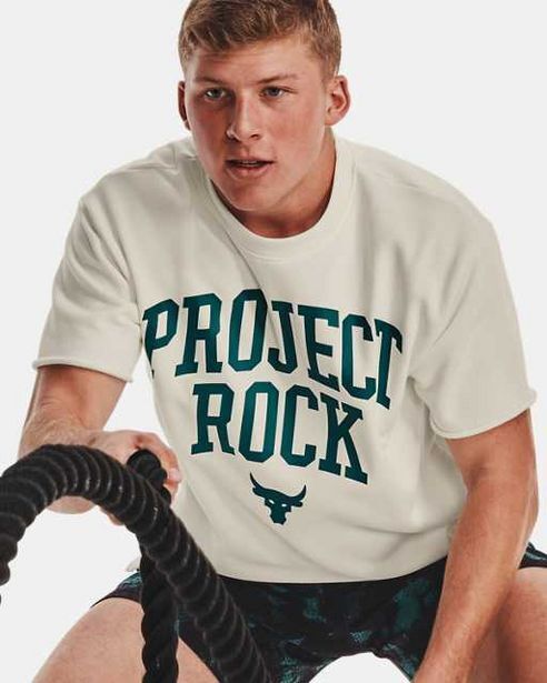 Under Armour Men's project rock heavyweight terry t-shirt oferta