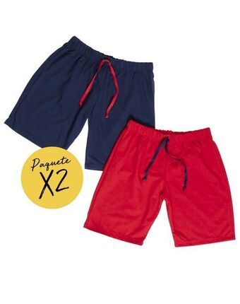 Bermuda paq x2 silueta semiajustada
