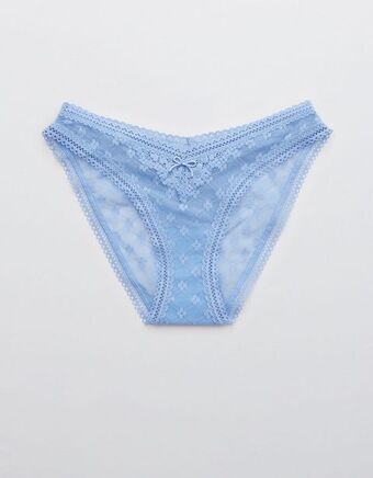 American Eagle Parte inferior del bikini aerie encaje de picnic de corte alto oferta