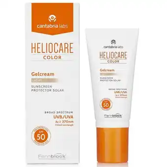 Dermatológica Heliocare color gelcream light spf 50 x 50 ml oferta