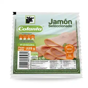 Superdroguería Olímpica Jamon colanta sandw taj 225 g oferta