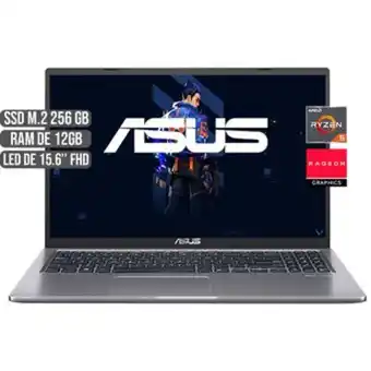 Linio Portatil asus amd ryzen 5 3500u ssd 256gb + ram 12gb fhd 15.6 oferta