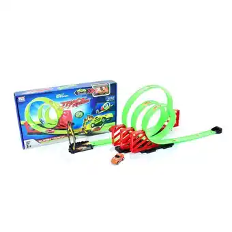 Olímpica Maxracer pista multi giros y arco de fuego con 1 carro 3+ oferta