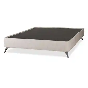 Muebles Jamar Base cama doble harrison mussi eurolino crudo,natural oferta