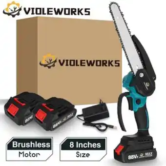 Linio Violeworks 88vf 3000w sin escobillas motosierra de sierra eléctrica de 8 pulgadas para la batería de makita 18v-without batte oferta
