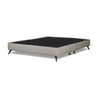 Muebles Jamar Base cama queen arles lino perla oferta