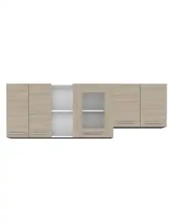 Flamingo Gabinete superior kiret, nacar y blanco, incluye modulo campana hc oferta