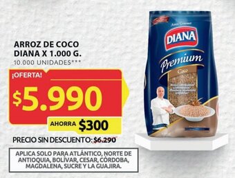 Ara ARROZ DE COCO DIANA X 1.000 G. oferta