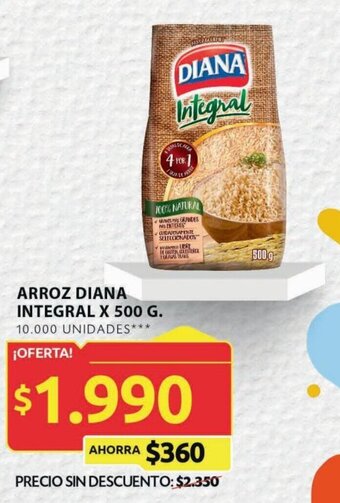 Ara ARROZ DIANA INTEGRAL X 500 G. oferta