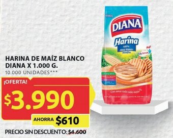 Ara HARINA DE MAÍZ BLANCO DIANA X 1.000 G. oferta
