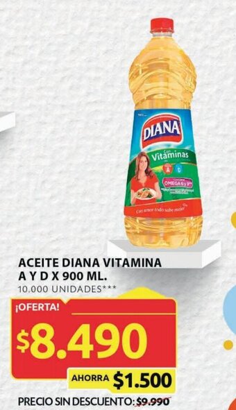 Ara ACEITE DIANA VITAMINA A Y D X 900 ML. oferta