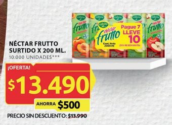 Ara NÉCTAR FRUTTO SURTIDO X 200 ML. oferta
