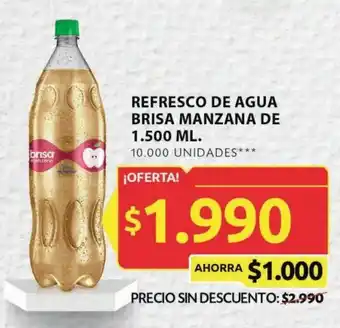 Ara REFRESCO DE AGUA BRISA MANZANA DE 1.500 ML. oferta