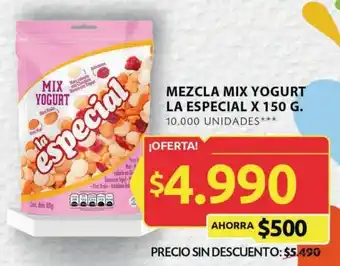 Ara MEZCLA MIX YOGURT LA ESPECIAL X 150 G. oferta