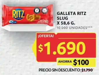 Ara GALLETA RITZ SLUG x 58,6 G. oferta