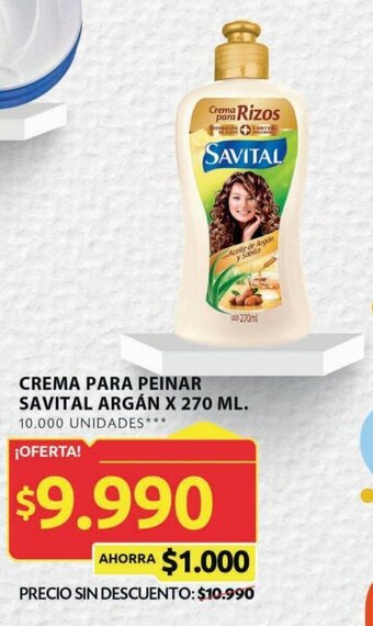 Ara CREMA PARA PEINAR SAVITAL ARGÁN X 270 ML. oferta