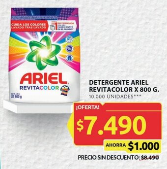 Ara DETERGENTE ARIEL REVITACOLOR X 800 G. oferta