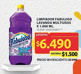 Ara LIMPIADOR FABULOSO LAVANDA MULTIUSOS X 1.000 ML. oferta