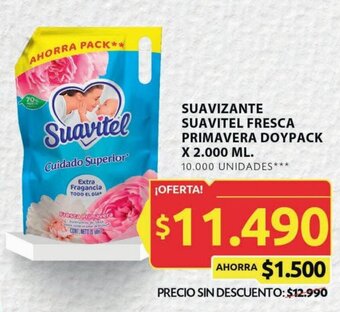 Ara SUAVIZANTE SUAVITEL FRESCA PRIMAVERA DOYPACK X 2.000 ML. oferta