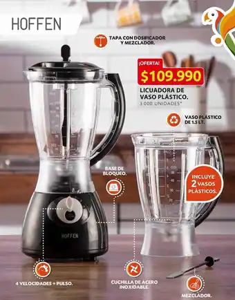 Ara LICUADORA DE VASO PLÁSTICO. oferta