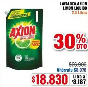 Alkosto LAVALOZA AXION LIMÓN LÍQUIDO 2.3 Litros oferta