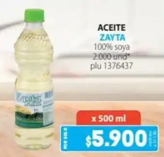 Colsubsidio ACEITE ZAYTA 100% soya x 500 ml oferta
