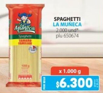 Colsubsidio SPAGHETTI LA MUÑECA x 1.000 G. oferta