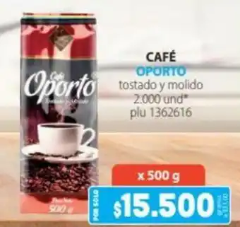 Colsubsidio CAFÉ OPORTO tostado y molido x 500 G. oferta