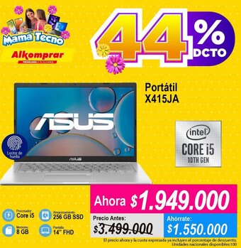 Alkomprar ASUS Portátil X415JA oferta