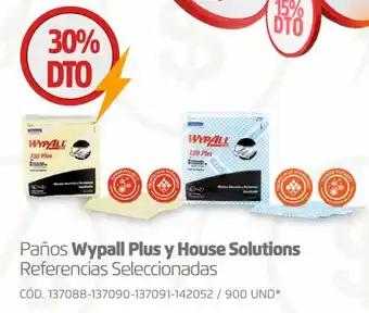 Makro Paños Wypall Plus y House Solutions Referencias Seleccionadas oferta