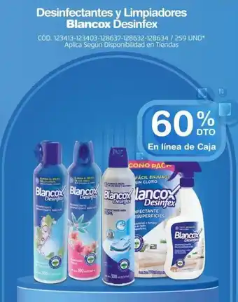 Makro Desinfectantes y Limpiadores Blancox Desinfex oferta