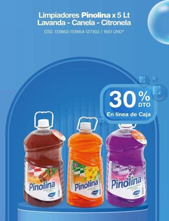 Makro Limpiadores Pinolina x 5 Lt Lavanda - Canela - Citronela oferta