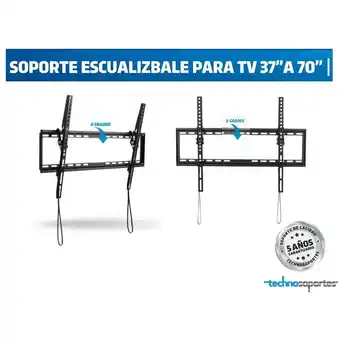 Falabella Soporte escualizable para tv de 32 a 70 pulgadas oferta