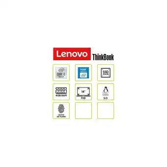 Falabella Portátil lenovo thinkbook 14-iml ci3 10110u 4g 256 oferta