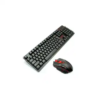 Falabella Combo gamer teclado mouse inalambrico hk-6500 1200 oferta