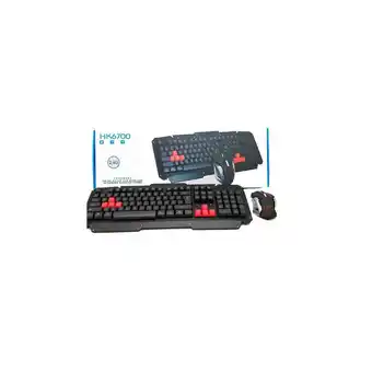 Falabella Combo gamer teclado mouse inalambrico hk-6700 1600 oferta