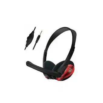 Falabella Audifono gamer gm006 diadema aux microfono pc rojo oferta