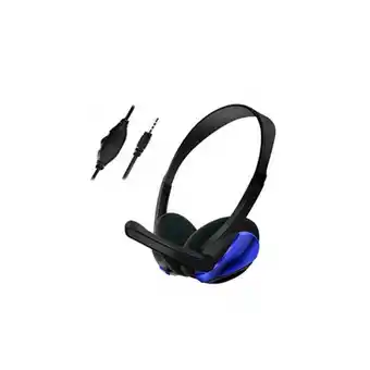 Falabella Audifono gamer gm006 diadema aux microfono pc azul oferta