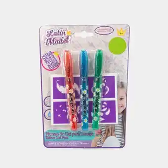 Panamericana Set de plumas de gel para tatuajes con plantillas oferta