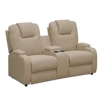 Muebles Jamar Sofá reclinable 2 puestos matti eurolino marfil oferta