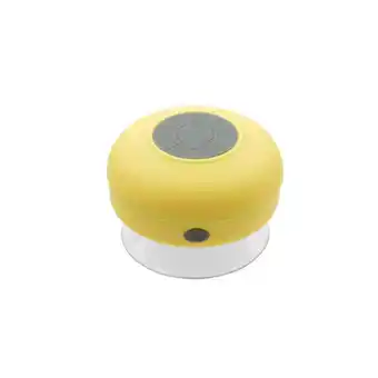 Falabella Parlante ducha bluetooth prueba agua usb amarillo oferta