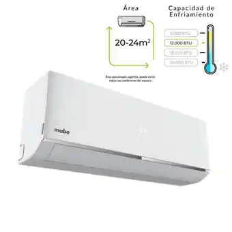 Falabella Aire Acondicionado Mabe Convencional 12000BTU 110V-MMT12CABWCCCHI8 oferta