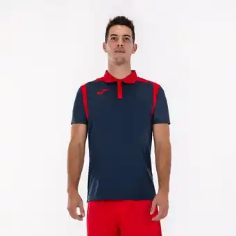 Joma Polo manga corta hombre championship v marino rojo oferta