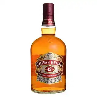 Superdroguería Olímpica Whisky chivas regal 12 años 1 lt oferta