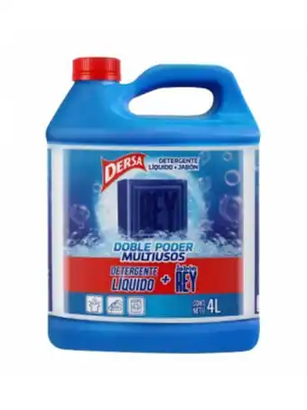 Euro Supermercados Detergente liq dersa + jabon rey*4000ml oferta